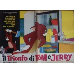Tom And Jerry Italian fotobusta movie poster set - illustraction Gallery