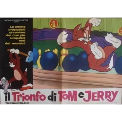 Tom And Jerry Italian fotobusta movie poster set - illustraction Gallery
