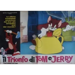 Tom And Jerry Italian fotobusta movie poster set - illustraction Gallery