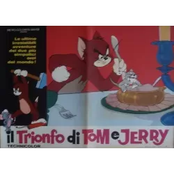 Tom And Jerry Italian fotobusta movie poster set - illustraction Gallery