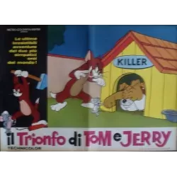 Tom And Jerry Italian fotobusta movie poster set - illustraction Gallery