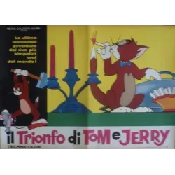 Tom And Jerry Italian fotobusta movie poster set - illustraction Gallery