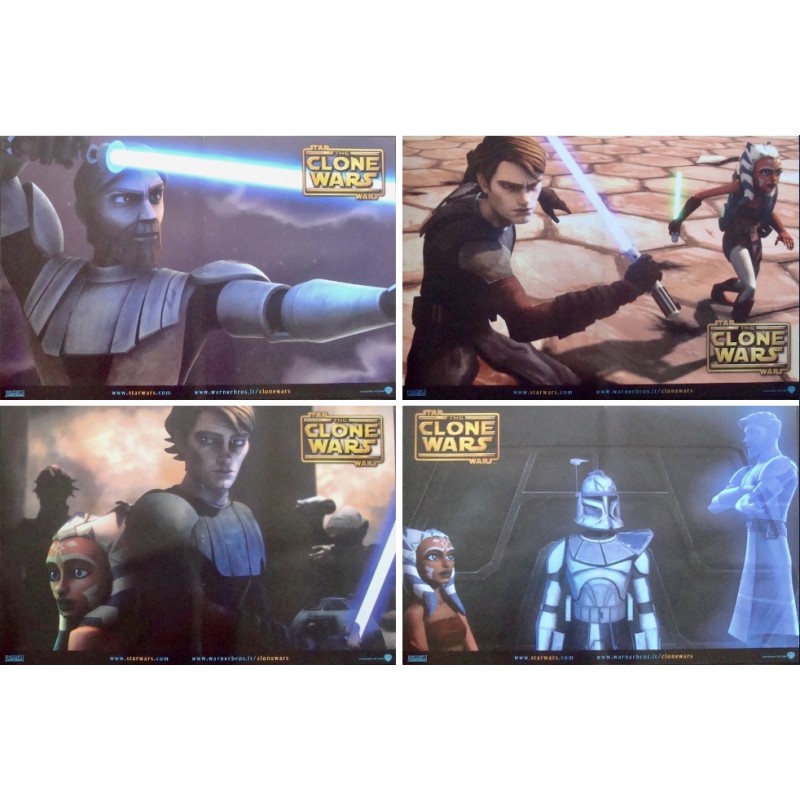 Star Wars: The Clone Wars (Fotobusta set of 4)
