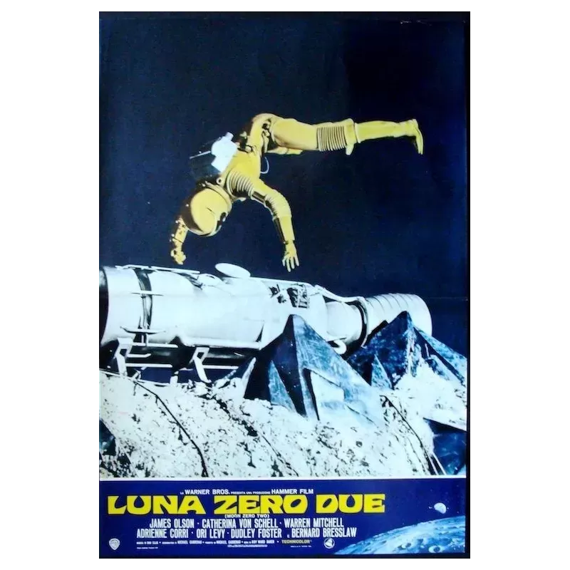 Moon Zero Two Italian fotobusta movie poster - illustraction Gallery