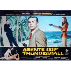 Jame Bond Thunderball Italian fotobusta movie poster - Illustraction Gallery