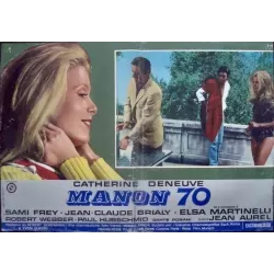 Manon 70 Italian fotobusta movie poster set - illustraction Gallery