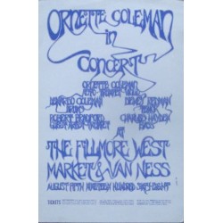 Ornette Coleman: Fillmore West 1968 (Handbill)