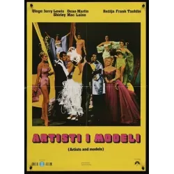 Artists And Models Yugoslavian movie poster - illustraction Gallery