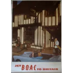 BOAC Airlines Jet To Britain (1962)