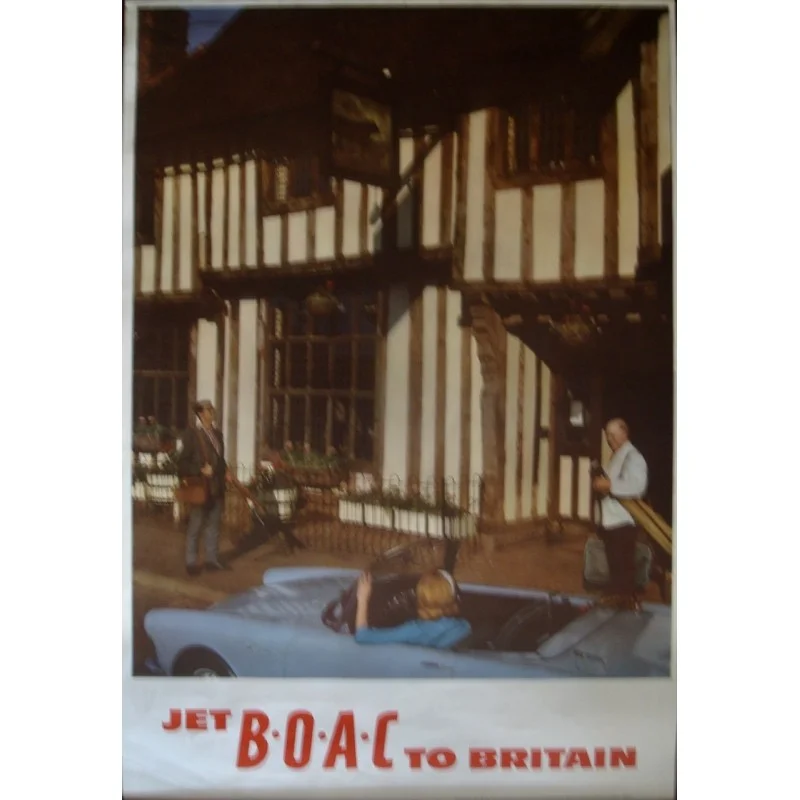 BOAC Airlines Jet To Britain (1962)