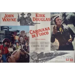 The War Wagon Italian fotobusta movie poster set - illustraction Gallery