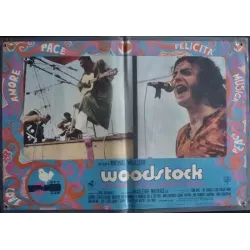 Woodstock Italian fotobusta movie poster set - illustraction Gallery