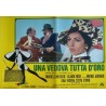 Une veuve en or Italian fotobusta movie poster set - illustraction Gallery