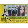 Une veuve en or Italian fotobusta movie poster set - illustraction Gallery