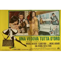 Une veuve en or Italian fotobusta movie poster set - illustraction Gallery