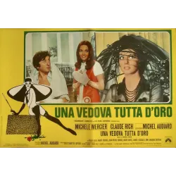 Une veuve en or Italian fotobusta movie poster set - illustraction Gallery