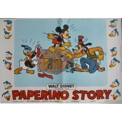 The Story Of Donald Duck Italian fotobusta movie poster set - illustraction Gallery