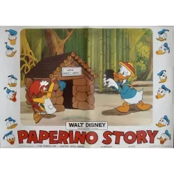 The Story Of Donald Duck Italian fotobusta movie poster set - illustraction Gallery