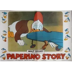 The Story Of Donald Duck Italian fotobusta movie poster set - illustraction Gallery