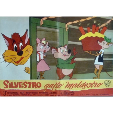 Looney Tunes Merrie Melodies Italian Fotobusta Movie Poster Set ...