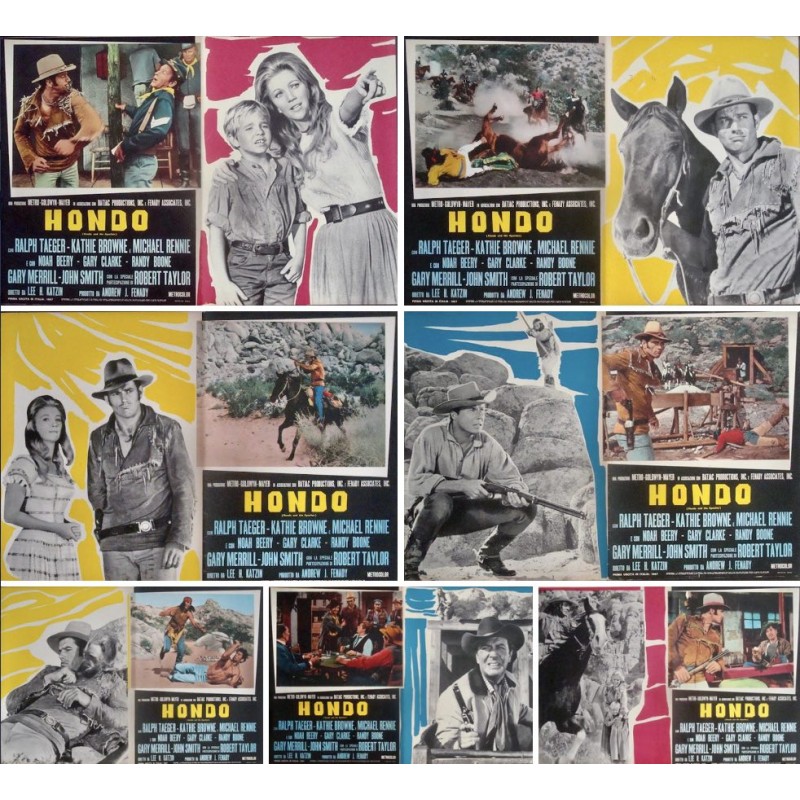 Hondo And The Apaches (Fotobusta set of 7)