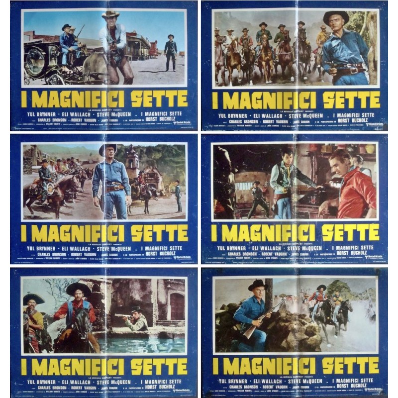 Magnificent Seven (R76 fotobusta set of 6)