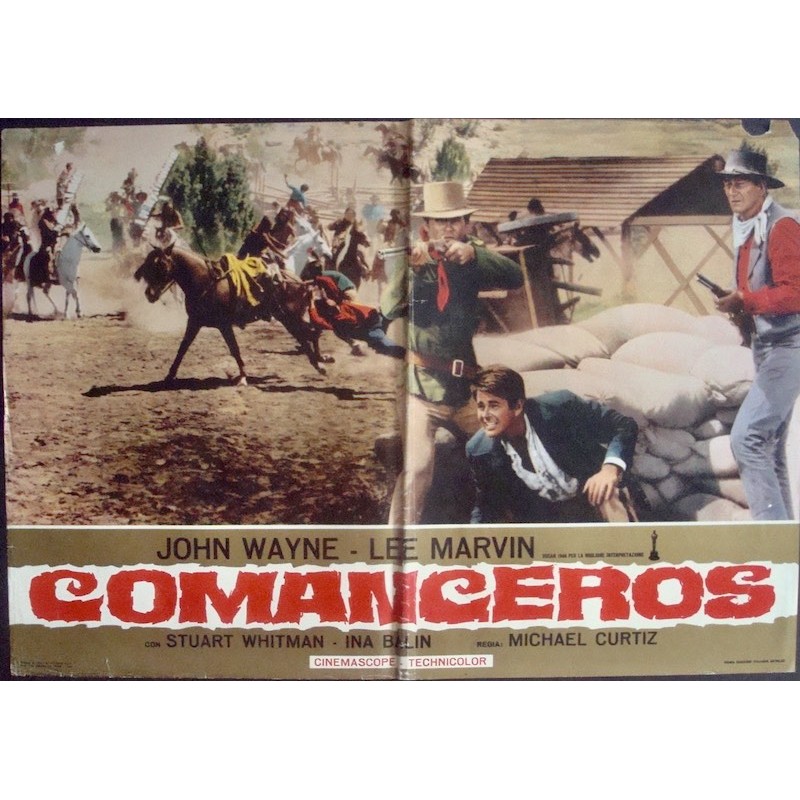 Comancheros (R66 fotobusta 3)