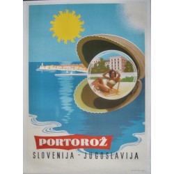 Yugoslavia: Portoroz Slovenia (1958 - LB)