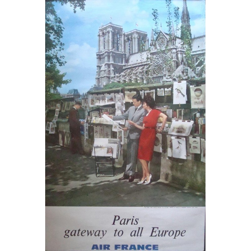 Air France Paris Gateway To Europe (1963)