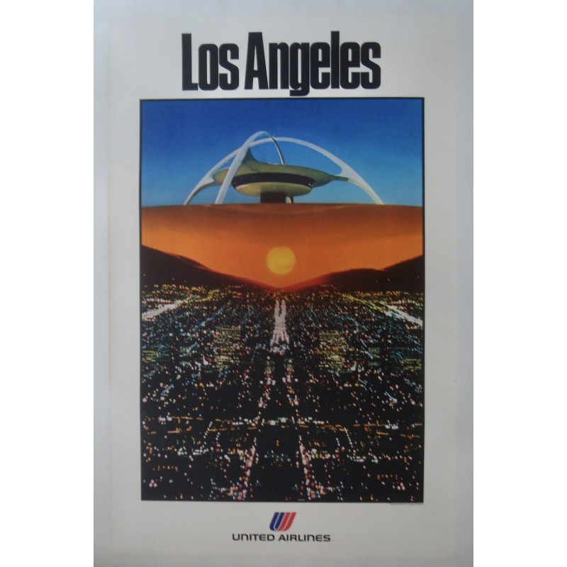 Vintage Los Angeles Travel Poster