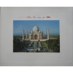 TWA India - Taj Mahal (1966 - LB)