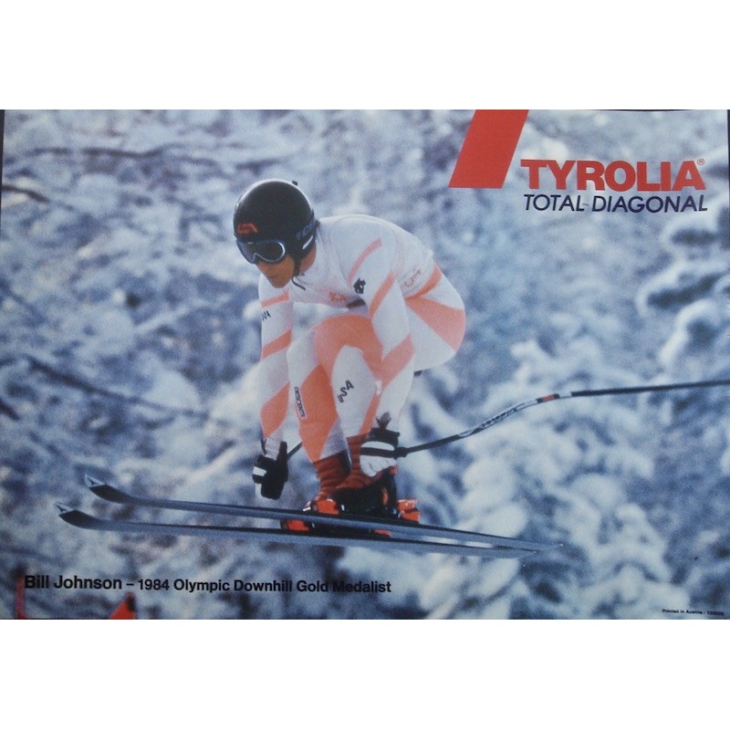 Tyrolia Skis: Total Diagonal Bill Johnson (1984 style A)