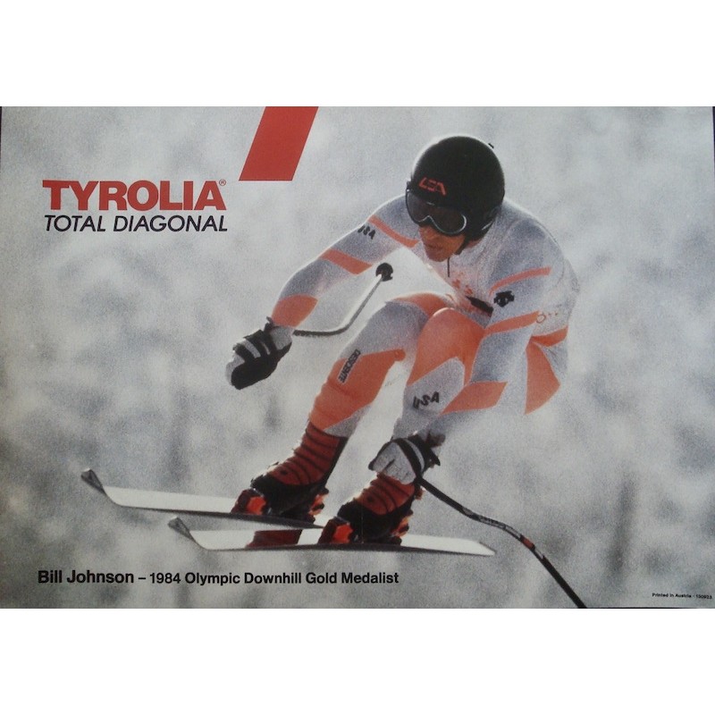 Tyrolia Skis: Total Diagonal Bill Johnson (1984 style B)