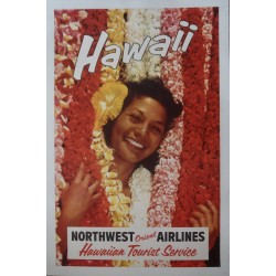 Northwest Orient Airlines Hawaii (1962 - LB)