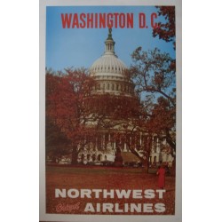 Northwest Orient Airlines Washington DC (1958 - LB)