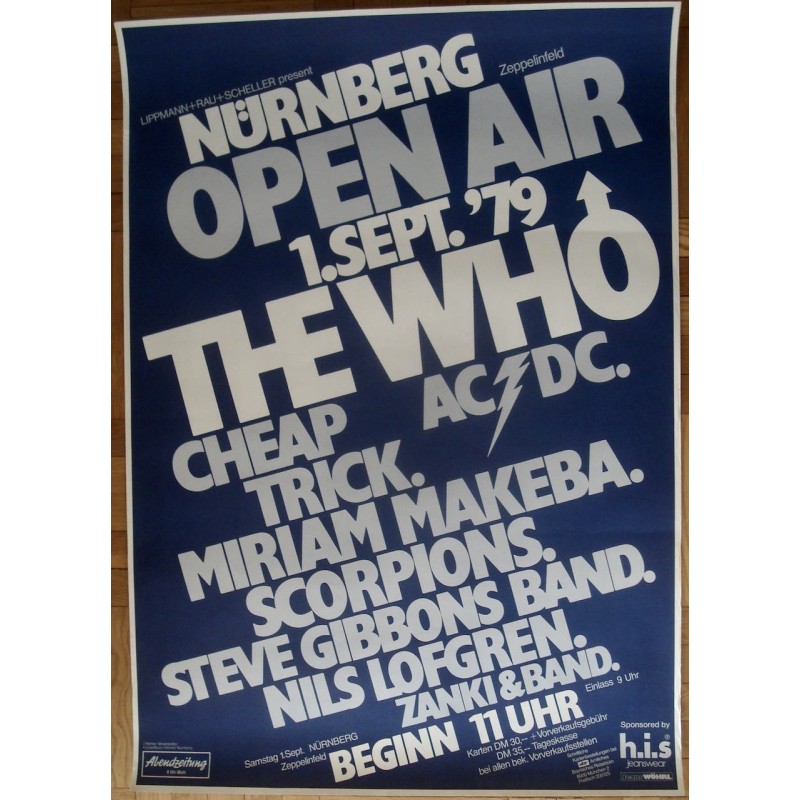 Who / AC DC: Nuremberg 1979 (A0)