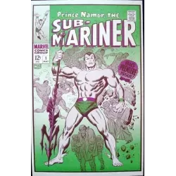 Prince Namor The Submariner 1 Marvel FOOM poster - illustraction Gallery- illustraction Gallery- illustraction Gallery