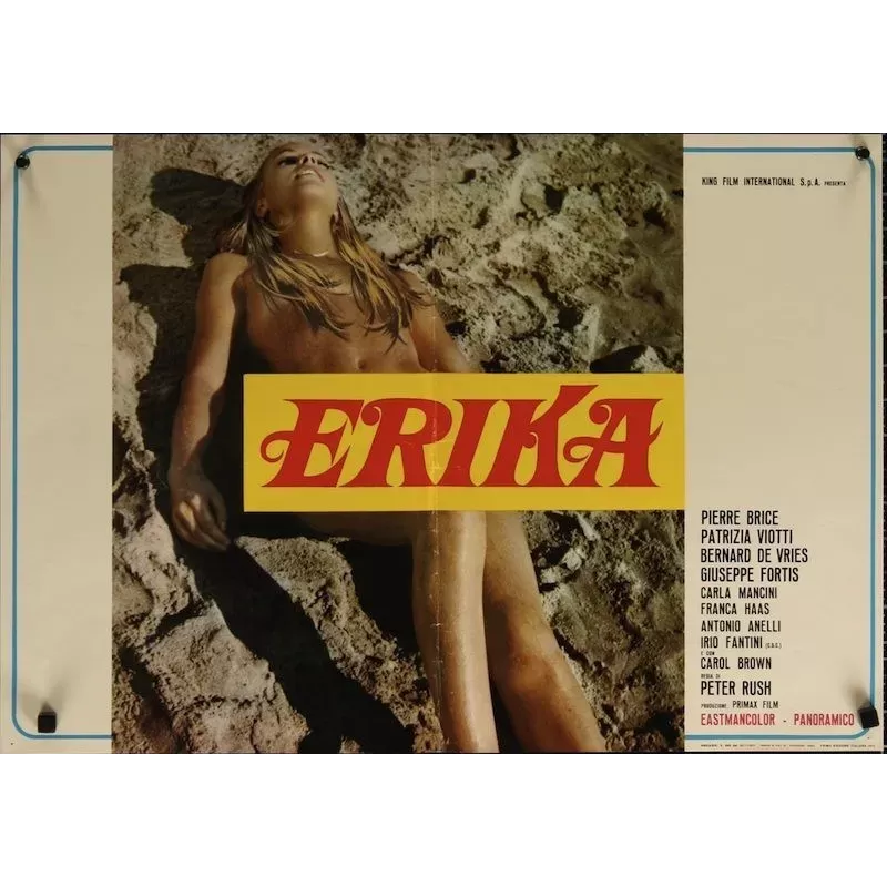 Erika The Performer Italian fotobusta movie poster - illustraction Gallery