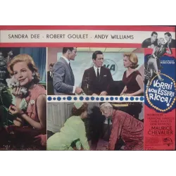 I'd Rather Be Rich Italian fotobusta movie poster set - illustraction Gallery