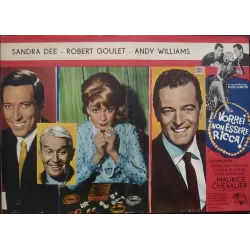 I'd Rather Be Rich Italian fotobusta movie poster set - illustraction Gallery