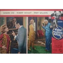 I'd Rather Be Rich Italian fotobusta movie poster set - illustraction Gallery