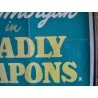 Deadly Weapons British Quad movie poster - illustraction Gallery
