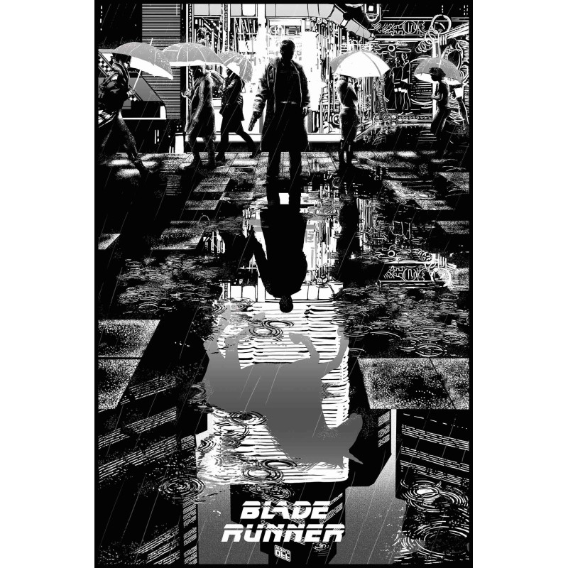 Blade Runner (R2023 Variant black and white)