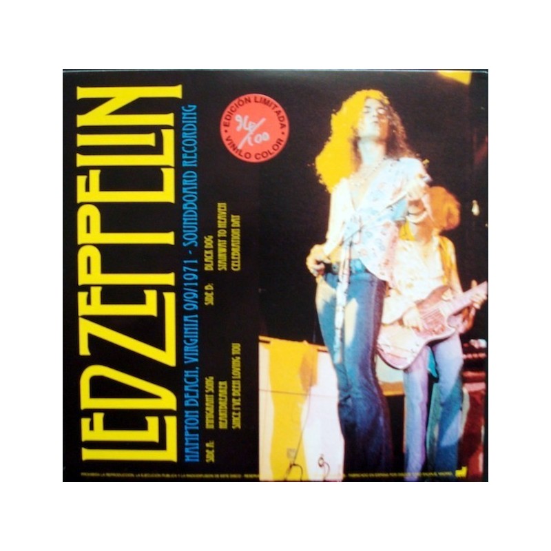 Led Zeppelin Does Anyone Remember Hampton live LP - Illustraction Gallery