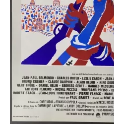 Paris brule t'il (Is Paris Burning ?) French movie poster - Illustraction Gallery