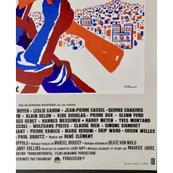 Paris brule t'il (Is Paris Burning ?) French movie poster - Illustraction Gallery