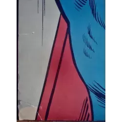 Superman vintage 1971 life size DC Comics poster - illustraction Gallery