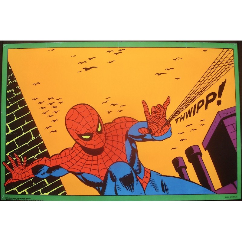 Spiderman: Thwipp (Marvel black light poster)