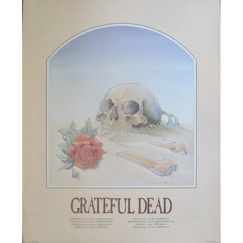 grateful dead european tour 1981