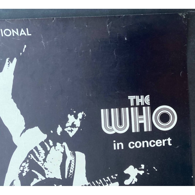 The Who 1972 European Tour concert poster illustraction Gallery